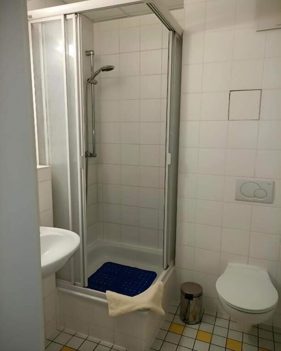 Double Room | Bathroom | Shower, towels, soap, toilet paper