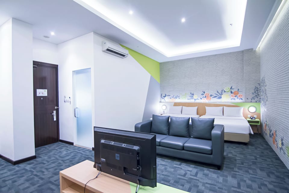 Zest Family Room  | In-room safe, desk, laptop workspace, iron/ironing board