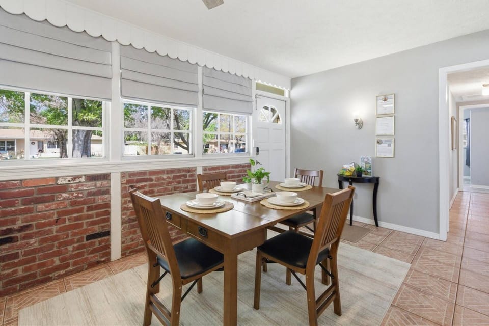 Gather around the dining table for meals, cards, or planning your next adventure.
