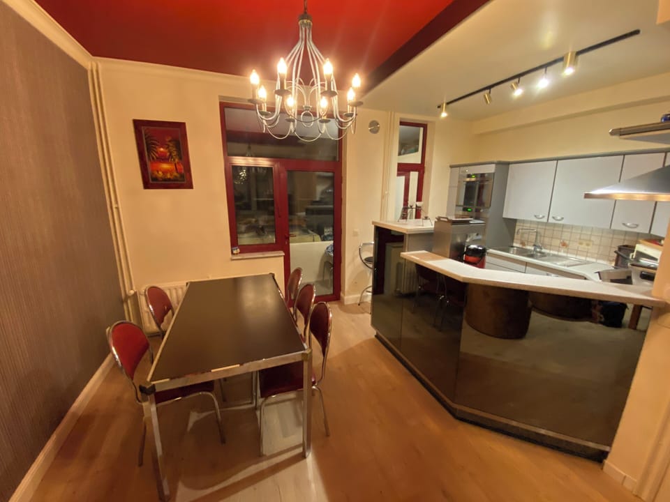 Premium Apartment, City View | Private kitchen | Full-size fridge, microwave, oven, stovetop