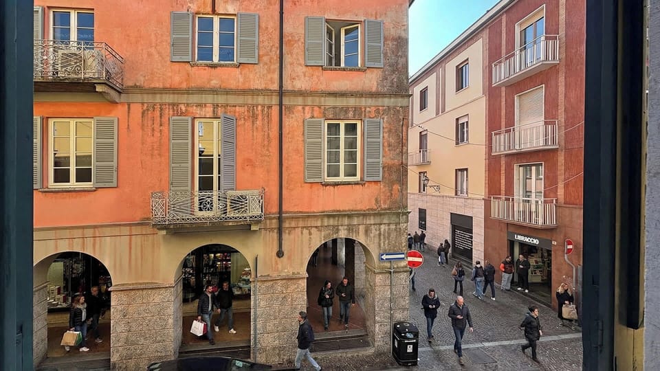 Vista dalle finestre.