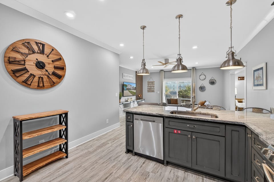 This home comes with two kitchens, two stoves, two fridges