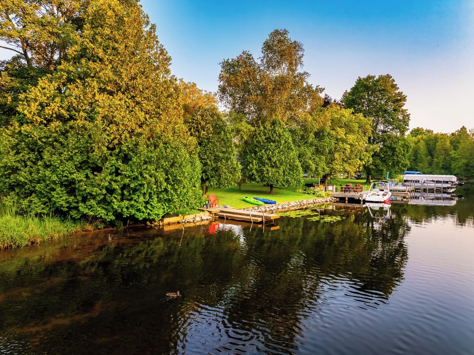 Come explore Northern Michigans Upper Chain of Lakes right from your front door!
