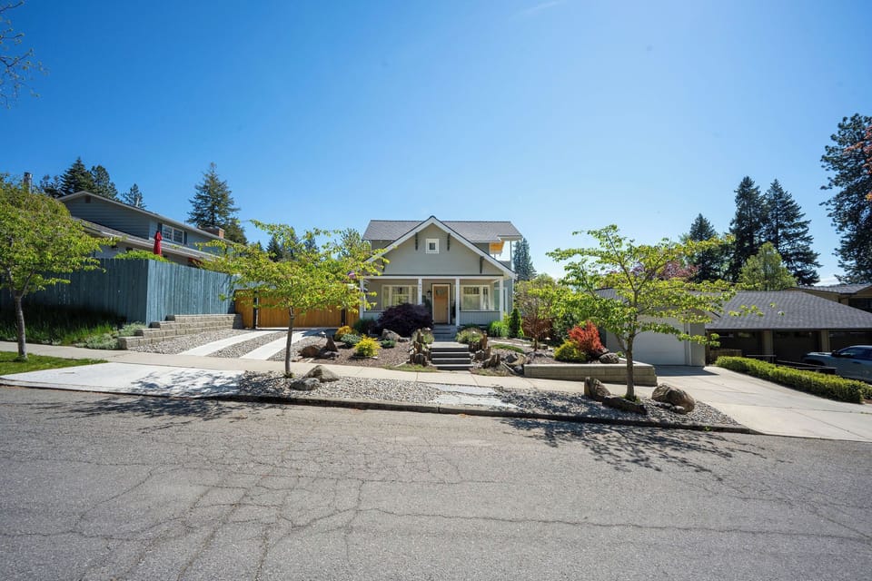 Property located in a quiet residential neighborhood with well-maintained landscaping and street-facing access.