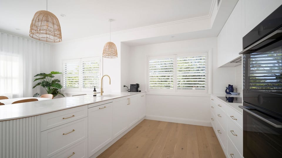 A kitchen built for morning brews and big brunches