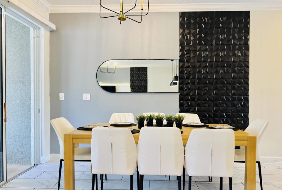 8-seat dining table