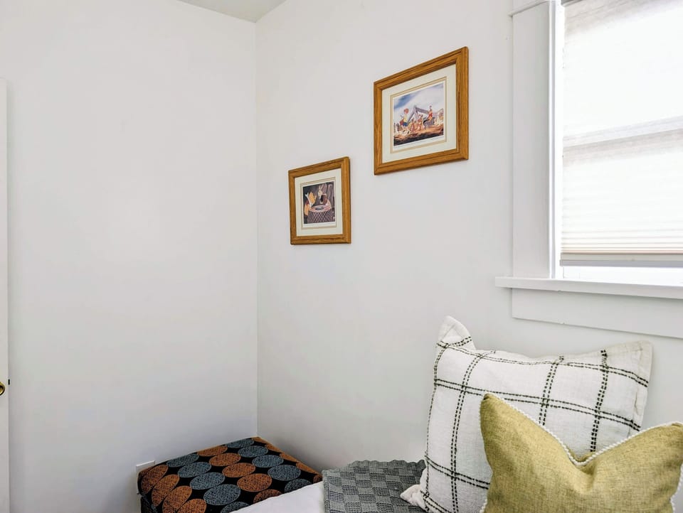 A peaceful little nook that adds warmth, charm, and comfort to your stay.