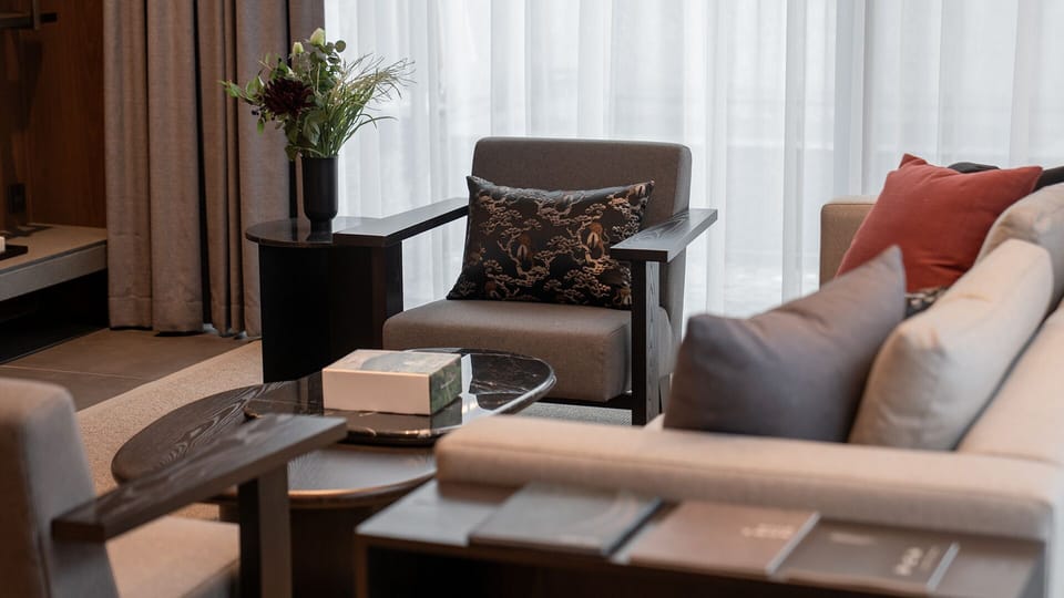 Premium bedding, blackout drapes, soundproofing, WiFi (free)
