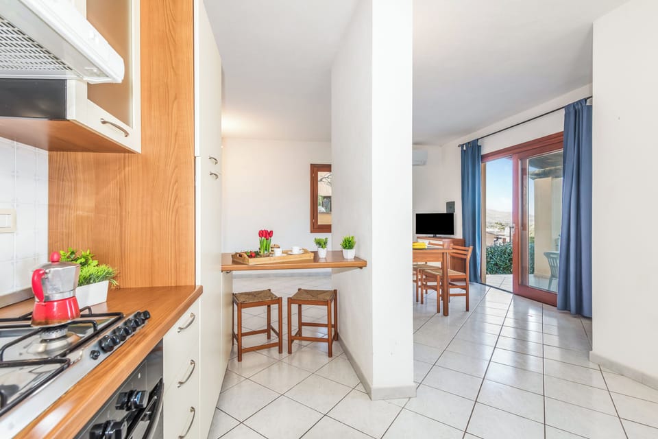 Kitchen and dining area