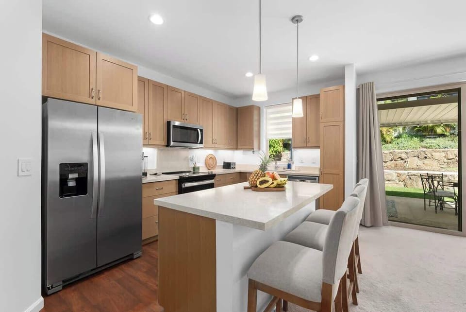 House (3 Bedrooms) | Private kitchen | Fridge, microwave, oven, espresso maker