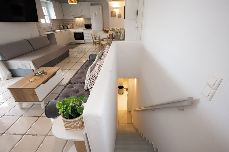 downstairs view and living room