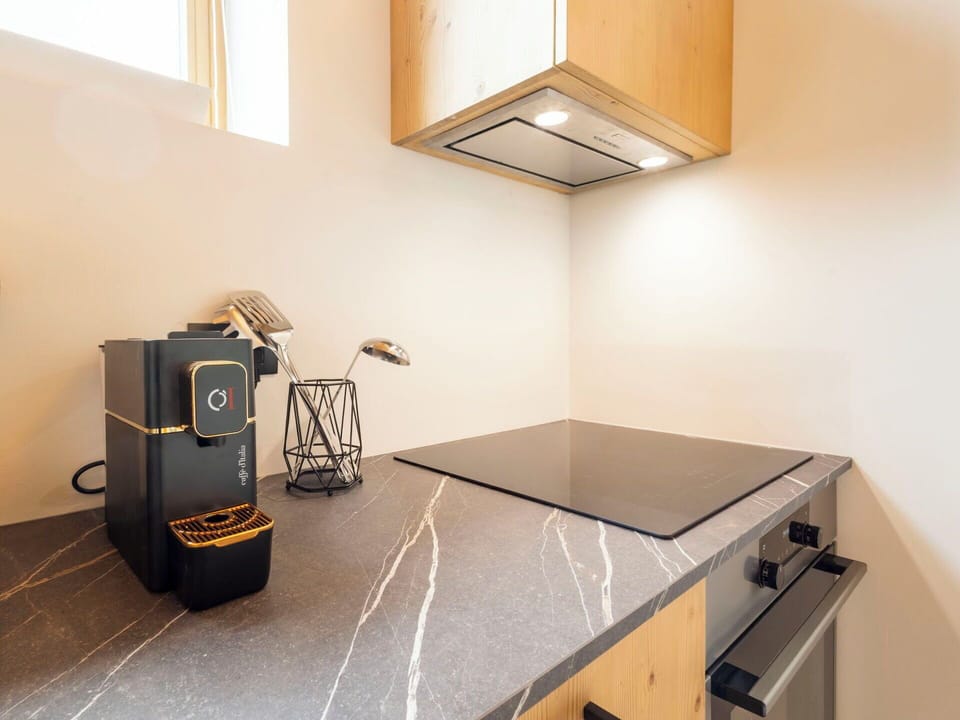 Countertop, Kitchen, Kitchen Appliance, Home Appliance, Cabinetry, Major Appliance, Stove, Kitchen Stove, Wood Stain