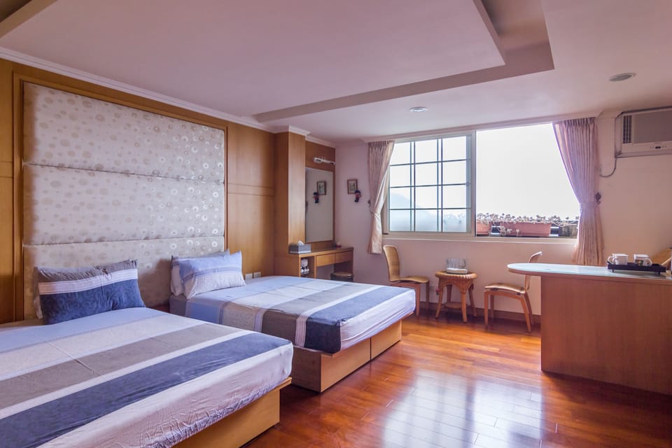 Family Quadruple Room (with Private Bathroom Outside) | Blackout drapes, free WiFi, bed sheets