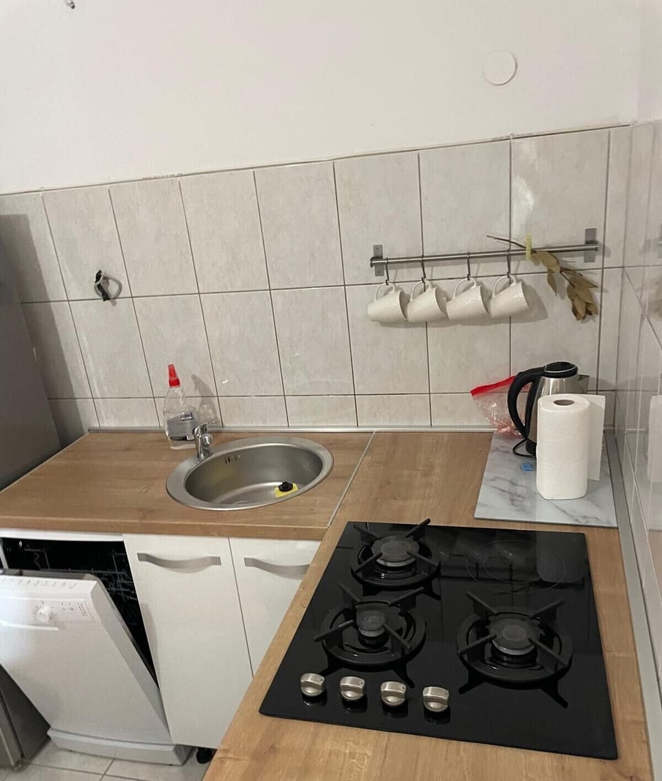 Apartment | Private kitchen | Coffee/tea maker, electric kettle, freezer