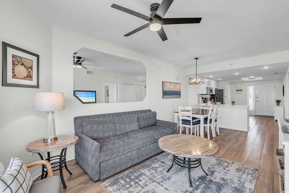 Living Room with Sofa Pullout