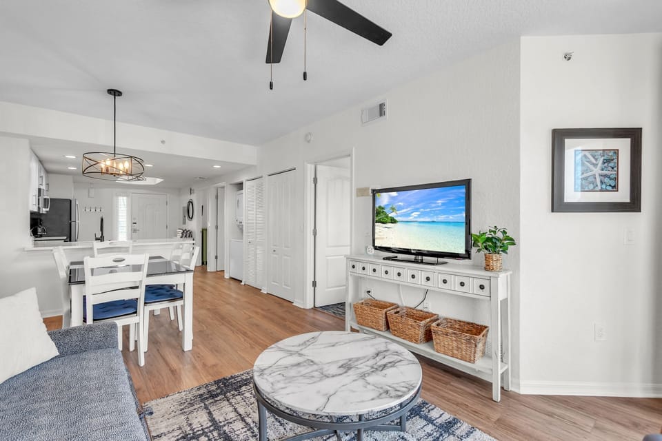 Living Room with Smart TV