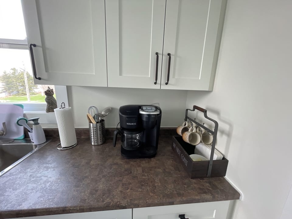 Coffee machine takes Keurig and ground coffee (drip) - also have a French press