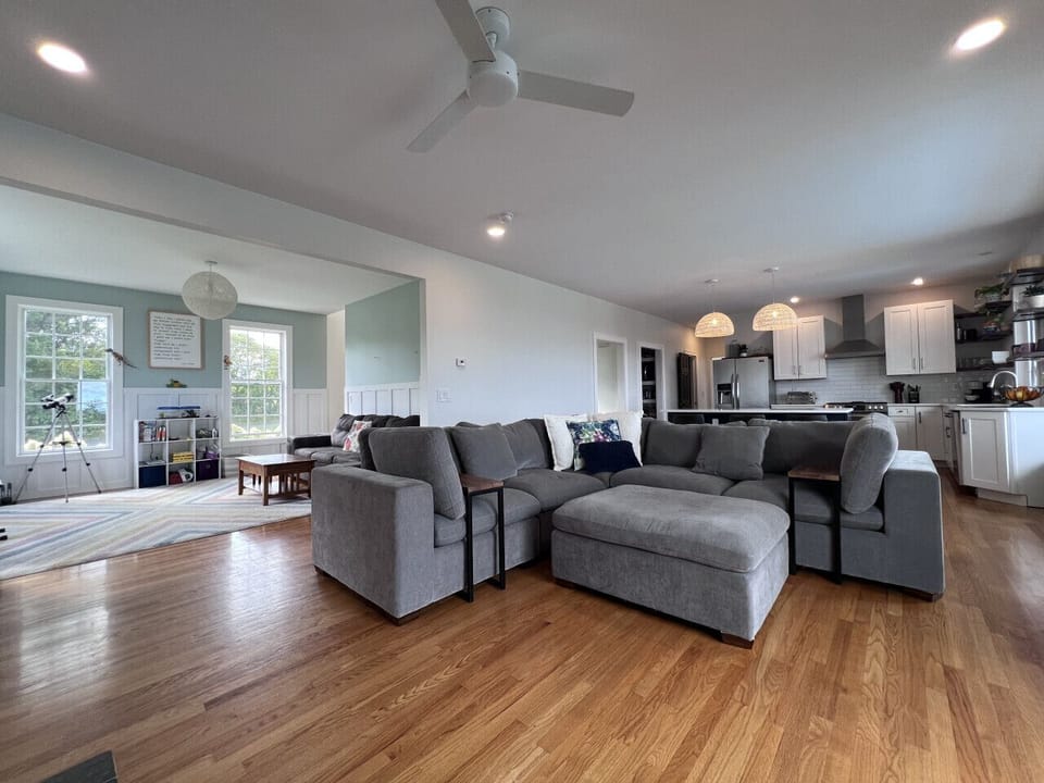 Open Concept Living / Dining / Kitchen Lake Views