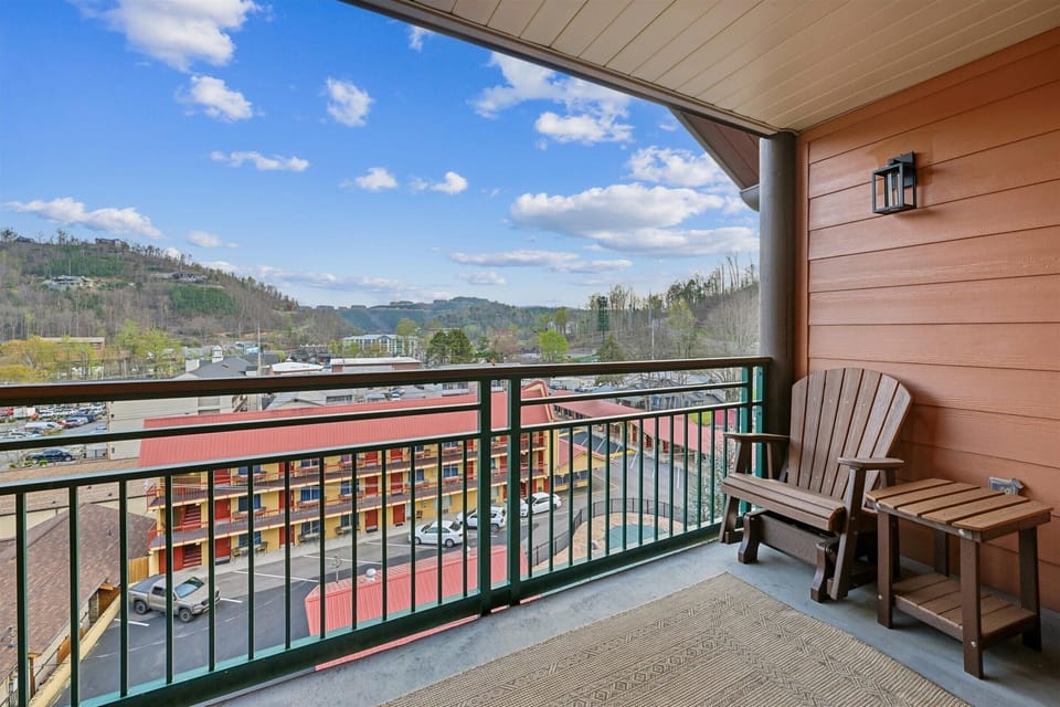 Relax on the private balcony