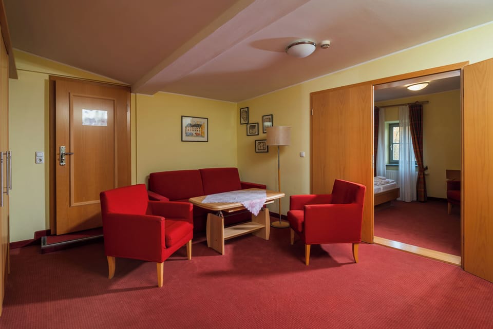 Junior Suite | Living area | 50-cm TV with cable channels