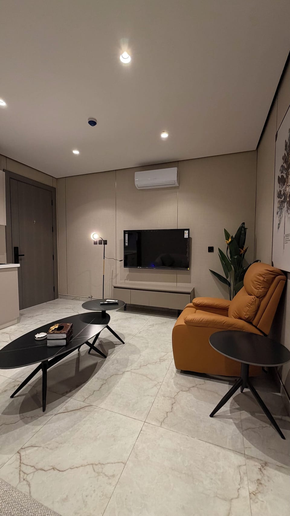 Apartment, 1 Bedroom, Accessible, Smoking | Living room
