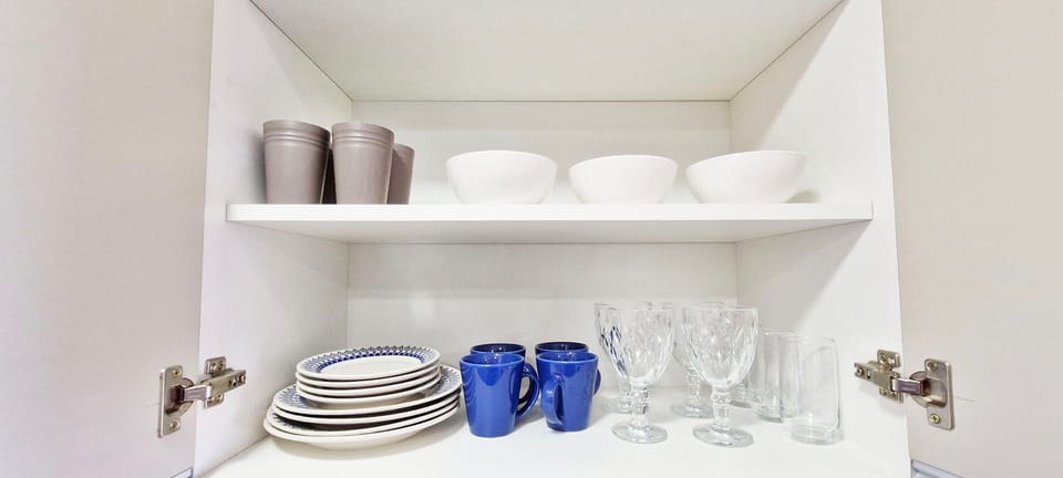 Standard Apartment | Private kitchen | Fridge, microwave, stovetop, blender