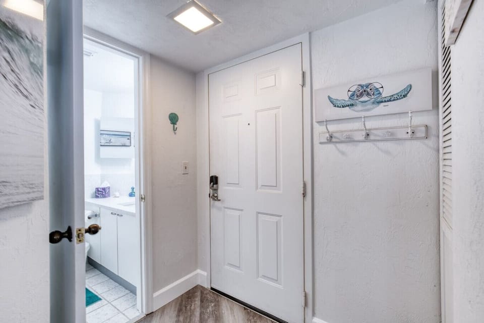 Daytona Beach Vacation Rental Oceanfront Airbnb VRBO  Private Access Game Room  Patio balcony