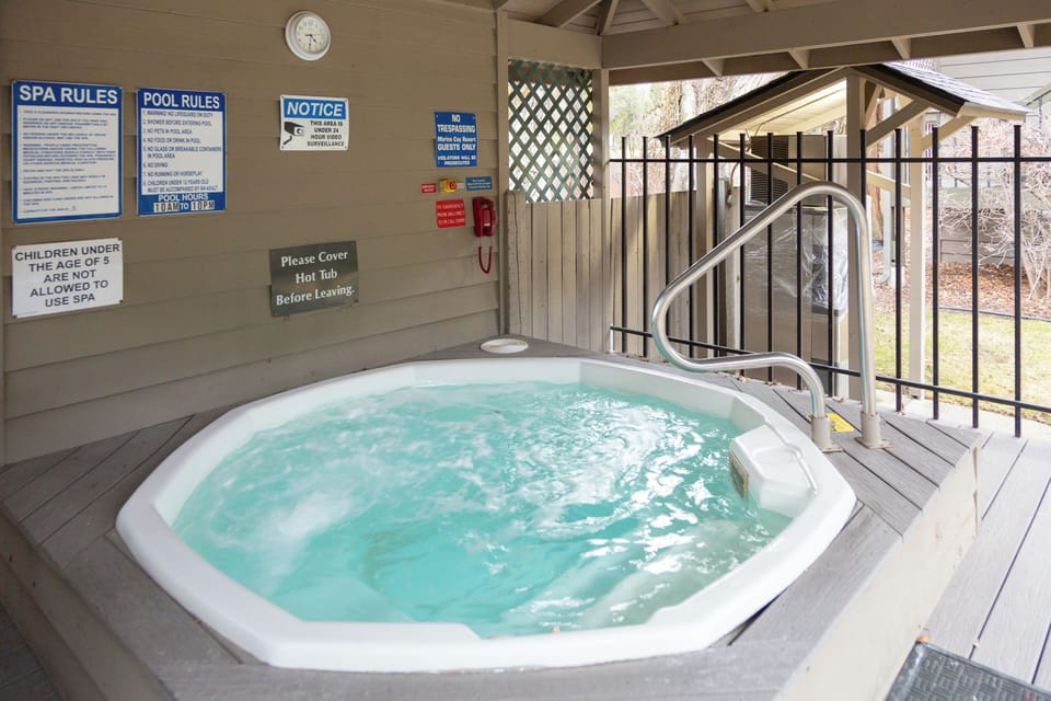Relax in the communal tub.
