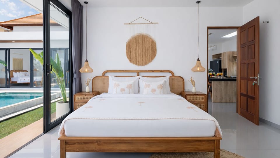 Villa, Pool View | Desk, laptop workspace, rollaway beds, bed sheets