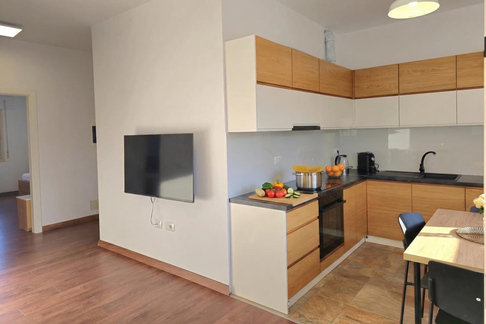 Kitchen and dining area
