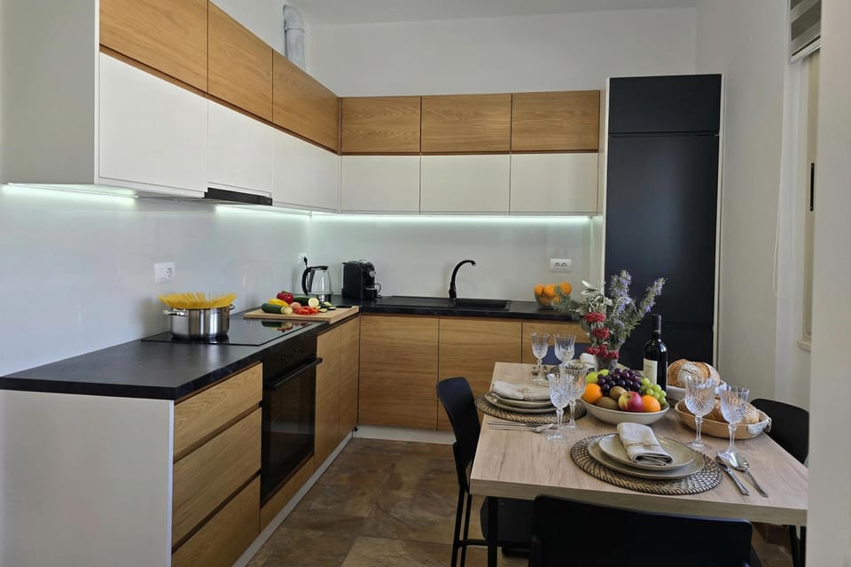 Kitchen and dining area