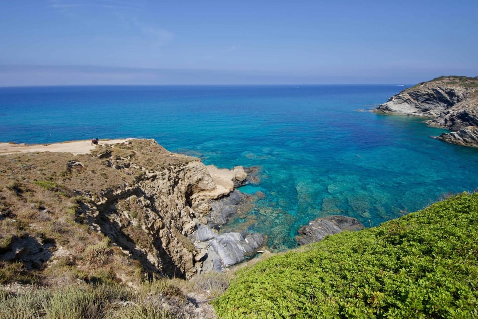 La Frana beach, near the village of Argentiera