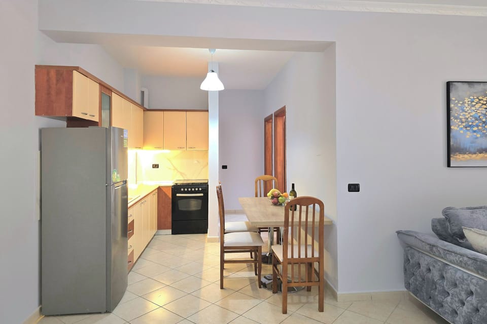 Kitchen and dining area