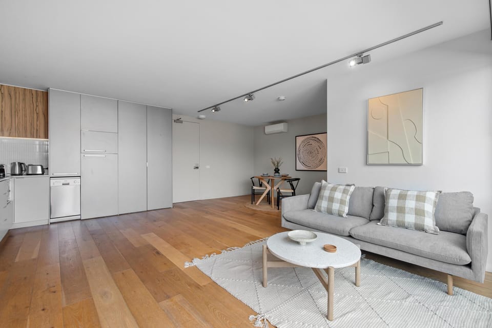 Stylish living area to unwind