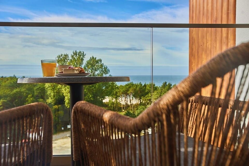 Premium Room, Partial Sea View | Outdoor dining