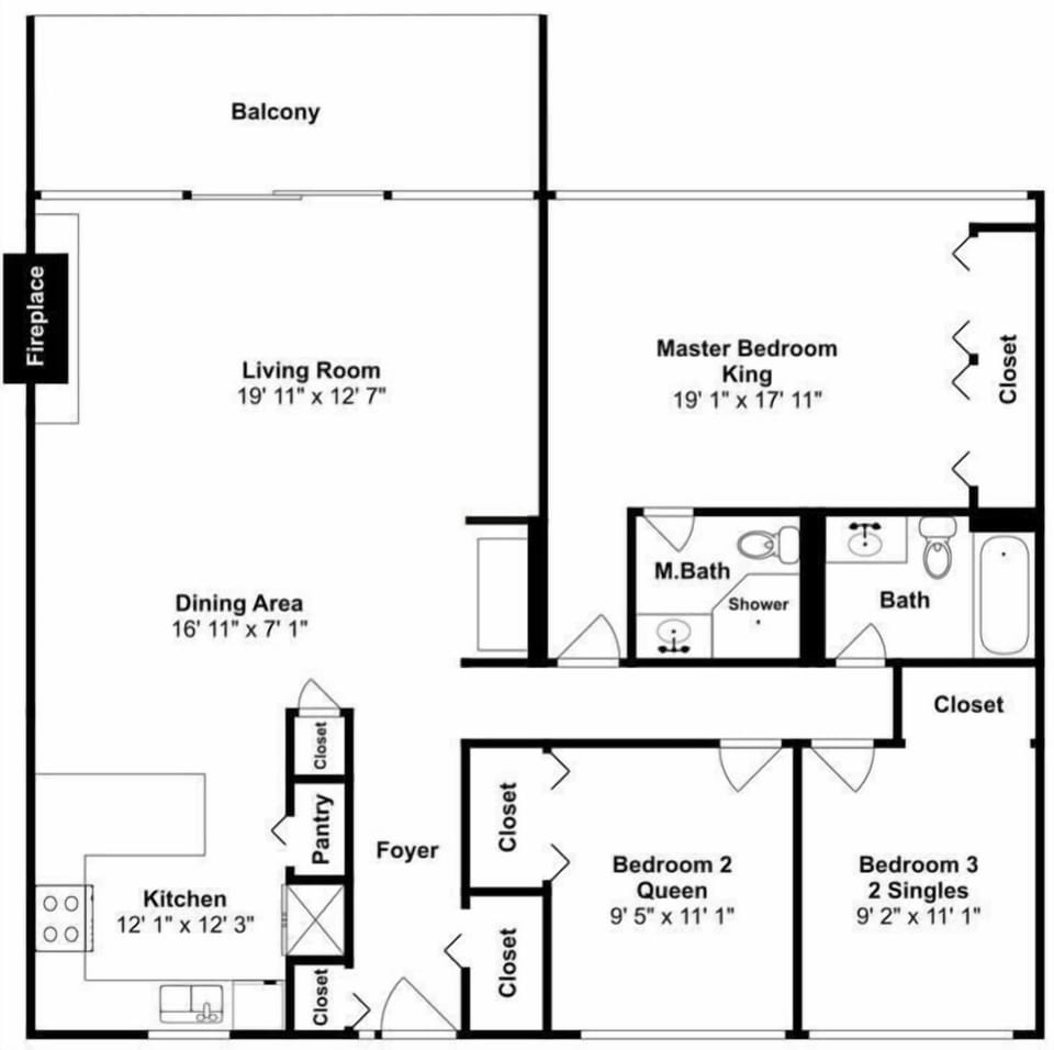 Floor Plan - LR 613