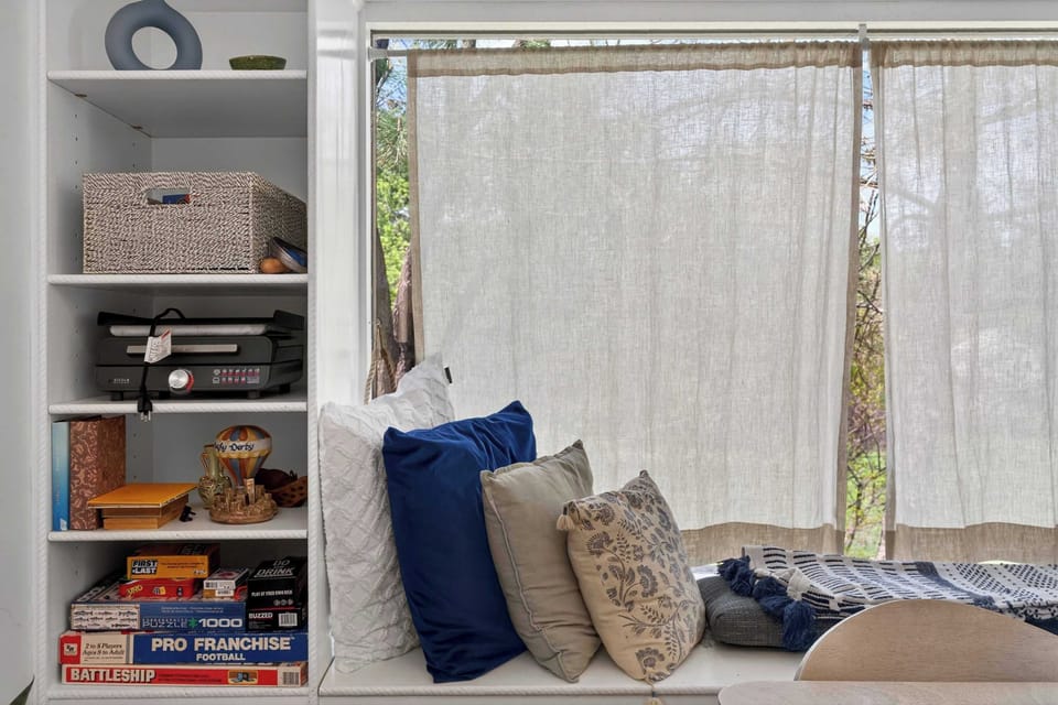 Bedroom 1: A calm and comfortable bed area for restful nights.