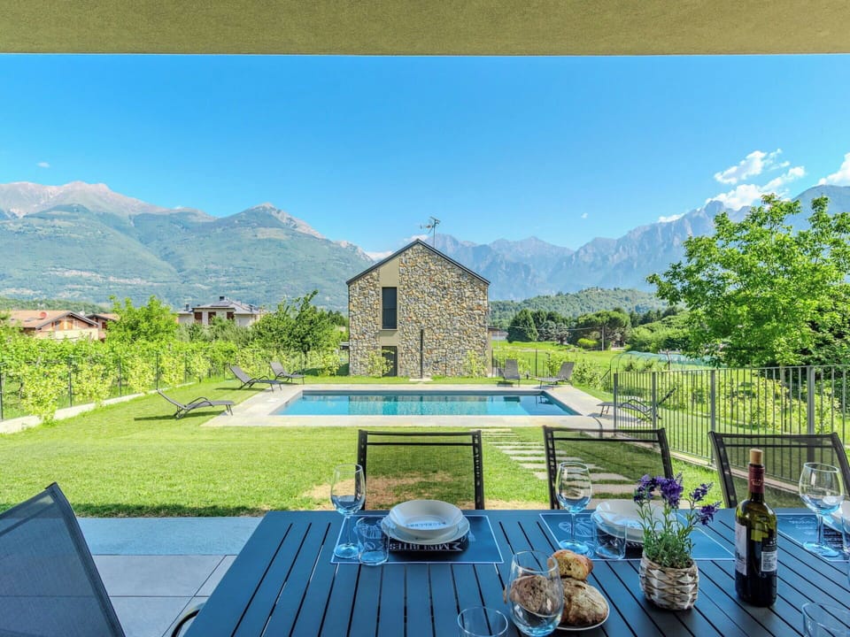 Home, Cottage, Mountain Range, Farmhouse, Estate, Garden, Alps, Valley, Ridge, Landscaping