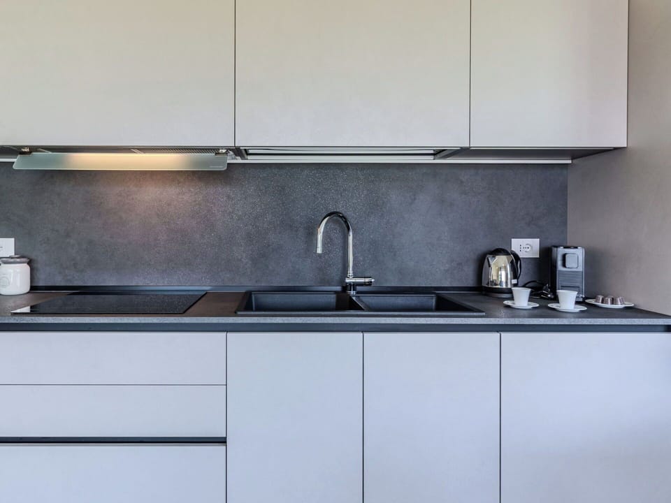 Kitchen, Kitchen Appliance, Countertop, Major Appliance, Cabinetry, Kitchen Sink, Home Appliance, Sink, Plumbing Fixture, Kitchen Stove