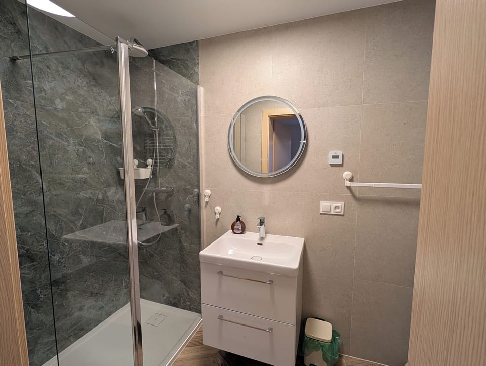 Deluxe Suite | Bathroom | Shower, towels, soap, shampoo