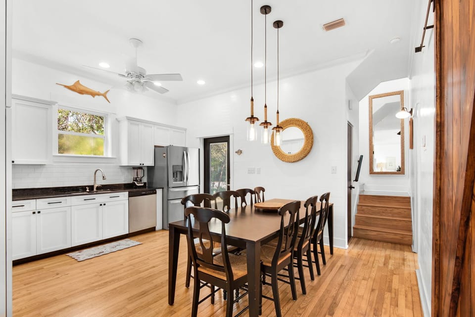 C Breeze - Seacrest Beach - Main House - First Floor - Kitchen/Dining Area