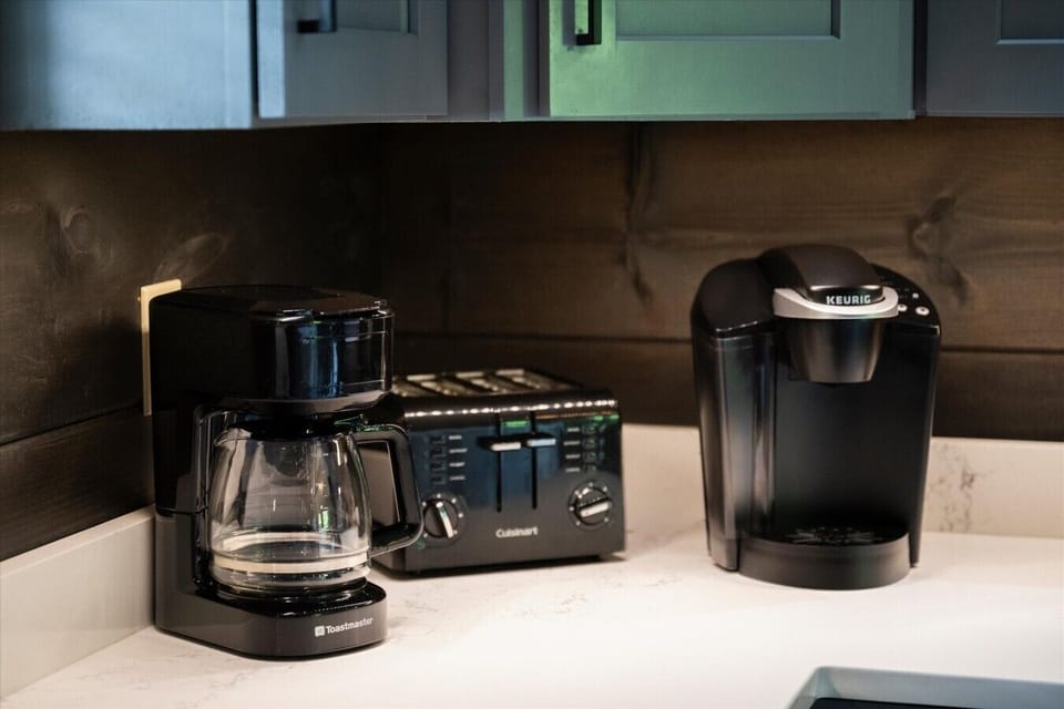 Brew a fresh cup of coffee before heading out to explore the Smokies or settling in for a relaxing day at the cabin.