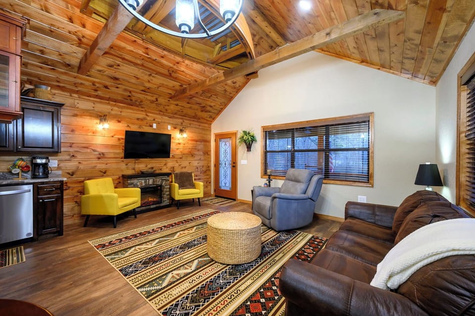 This is the queen sized sleeper sofa for the additional two guests not using the bedroom.