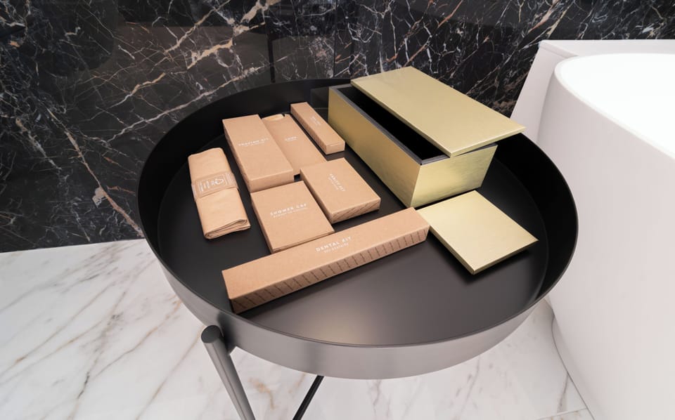 Suite | Bathroom amenities | Slippers