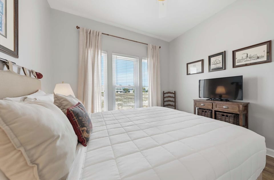 First floor queen guest bedroom