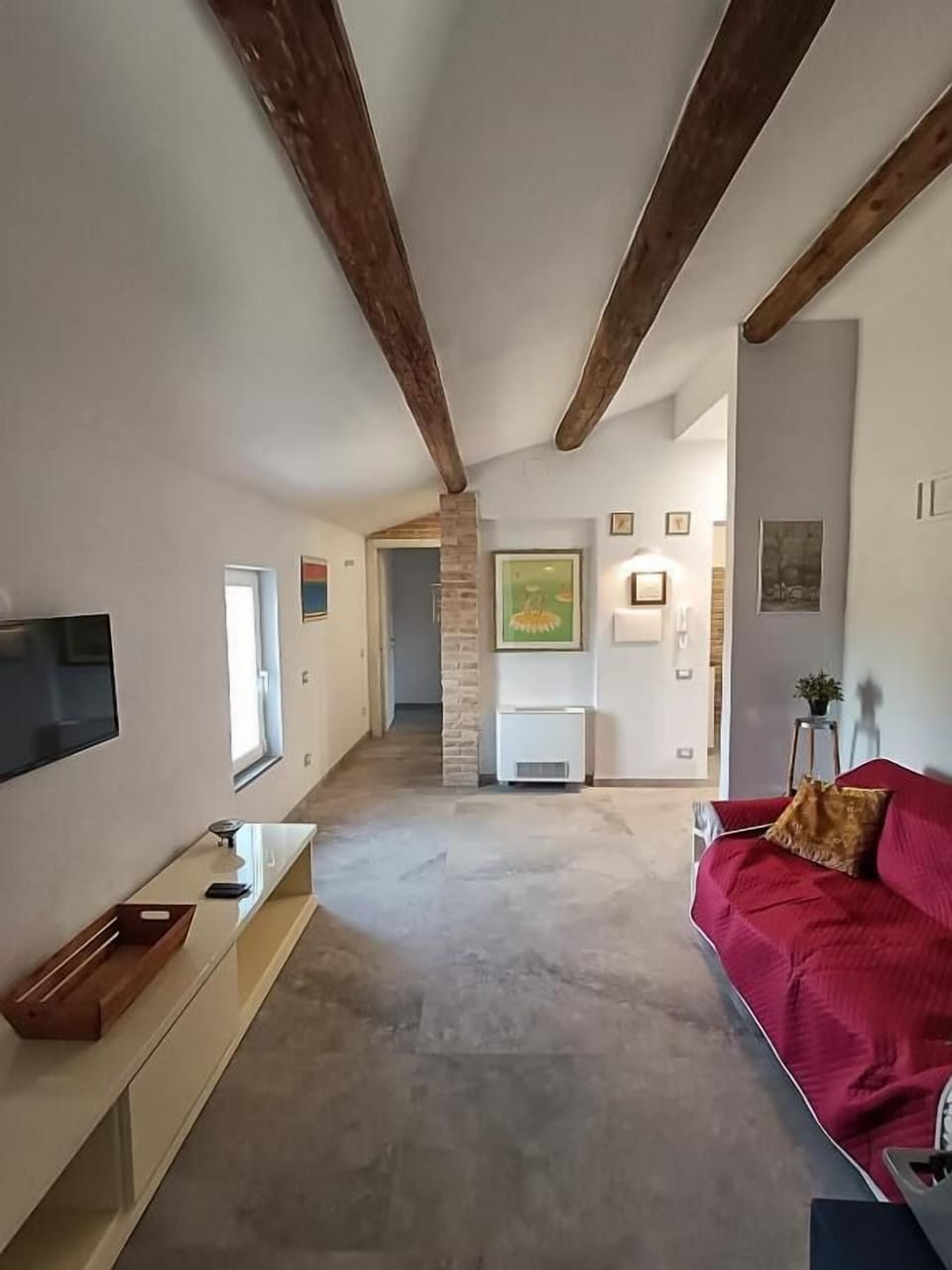 Standard Double Room, Garden View | Living area | TV