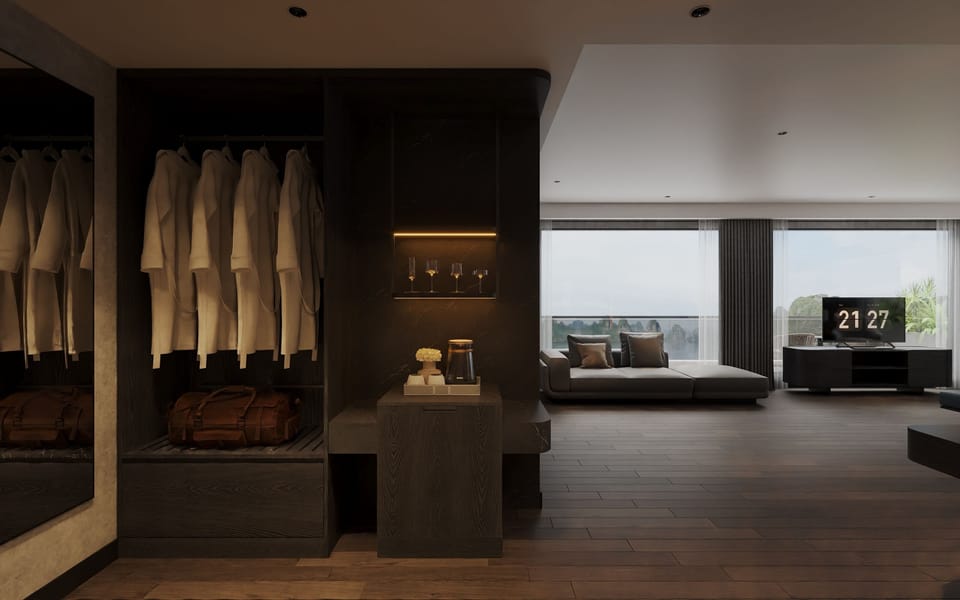 Honeymoon VIP Suite with Private Terrace | Living area | 43-inch flat-screen TV with cable channels, fireplace