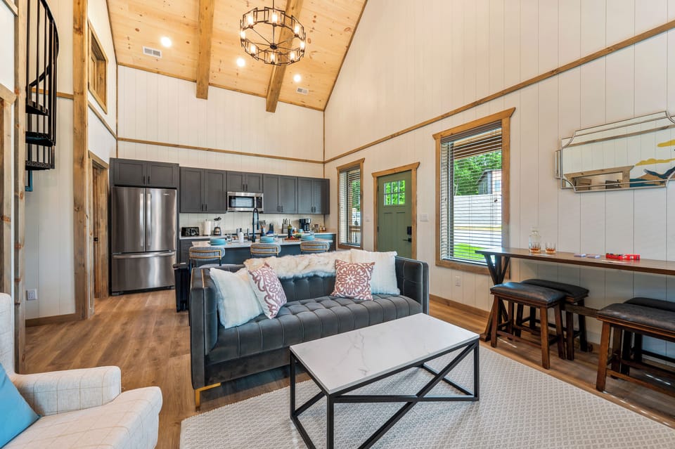 The layout creates a spacious, welcoming atmosphere throughout your stay.