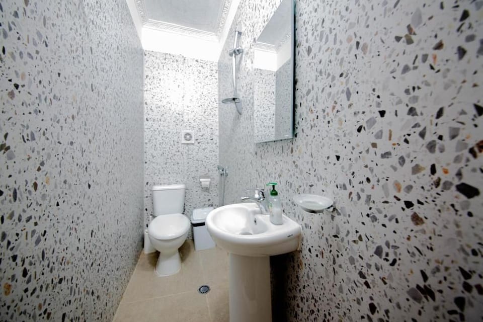Double Room, Balcony | Bathroom | Shower, free toiletries, hair dryer, bidet