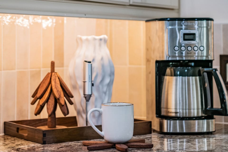 Whether you prefer a quick brew or a classic cup, a traditional coffee maker is ready for you to enjoy fresh coffee at home.